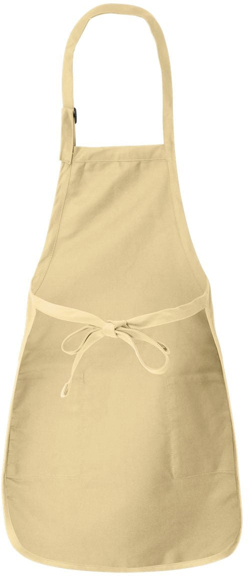 no-logo Q-Tees Full-Length Apron with Pockets-Accessories-Q-Tees-Thread Logic