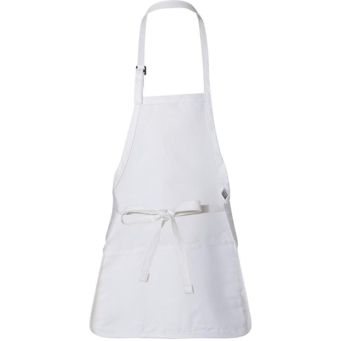 no-logo Q-Tees Full-Length Apron with Pouch Pocket-Accessories-Q-Tees-Thread Logic