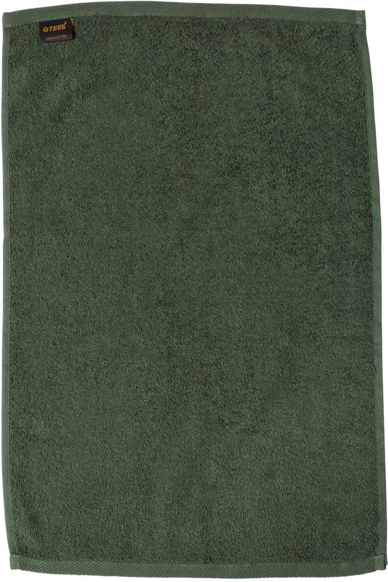 no-logo Q-Tees Hemmed Hand Towel-Accessories-Q-Tees-Thread Logic