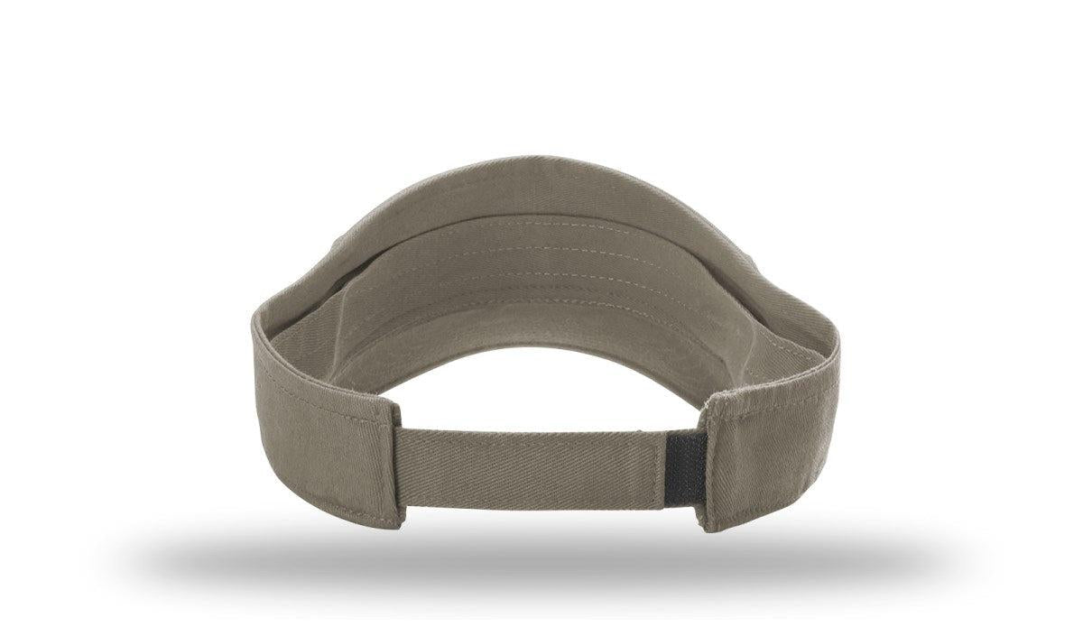 no-logo Richardson Garment Washed Visor-Richardson-Thread Logic