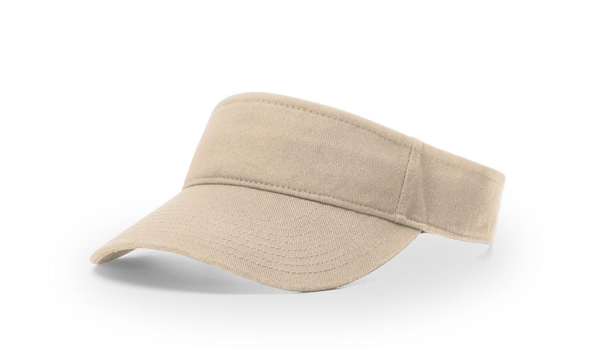 no-logo Richardson Garment Washed Visor-Richardson-Thread Logic