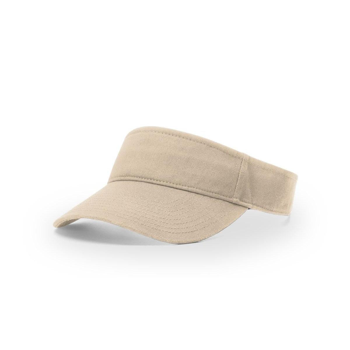 no-logo Richardson Garment Washed Visor-Richardson-Thread Logic