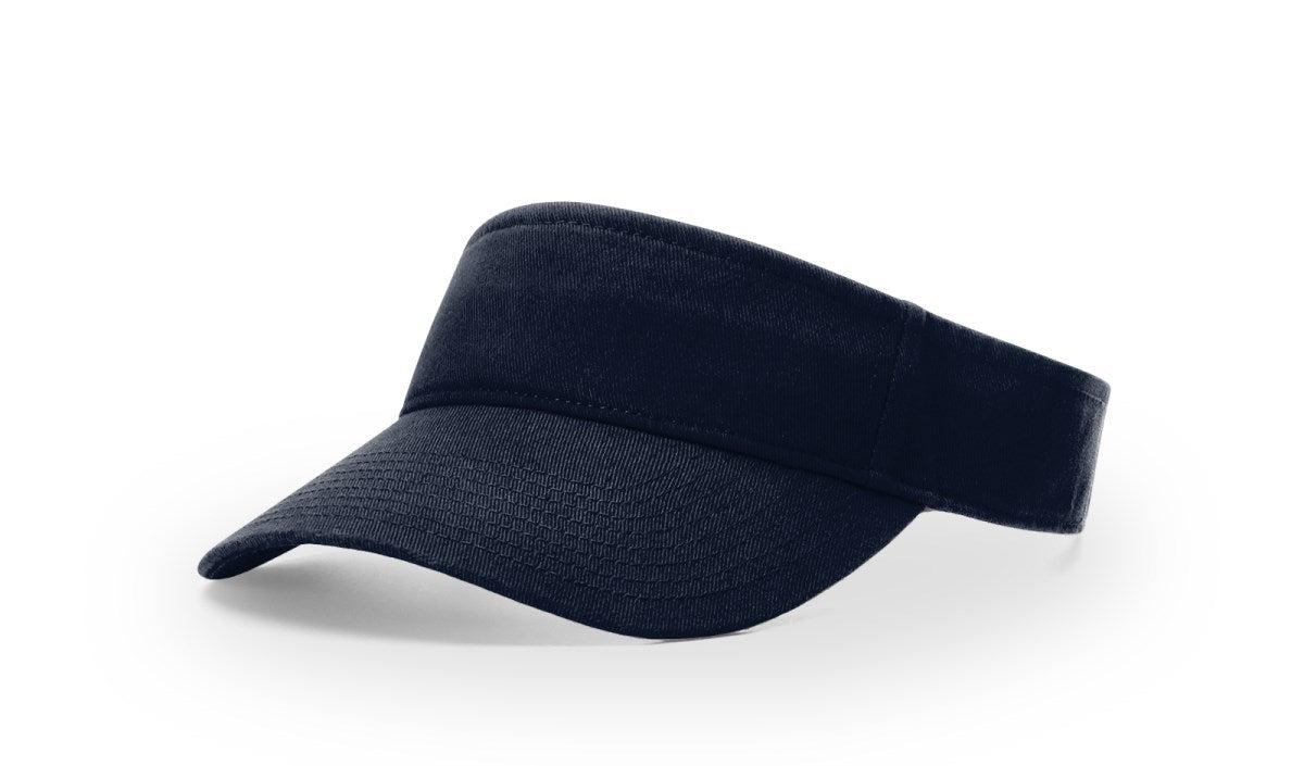no-logo Richardson Garment Washed Visor-Richardson-Thread Logic