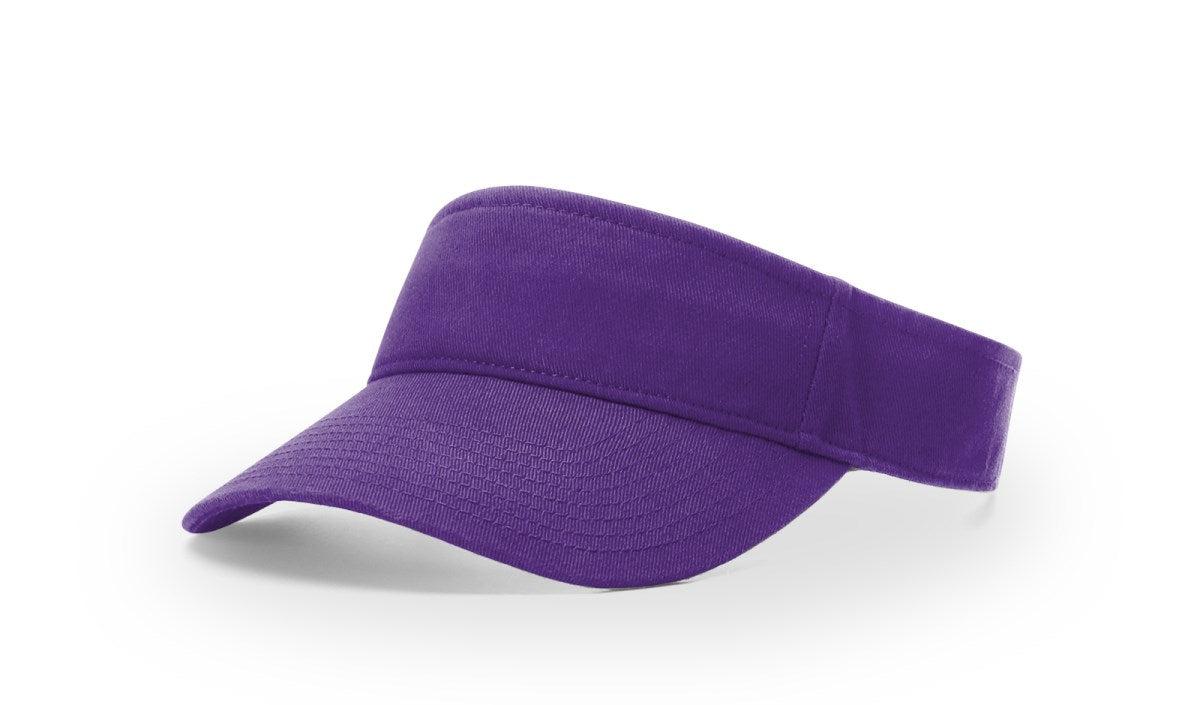no-logo Richardson Garment Washed Visor-Richardson-Thread Logic