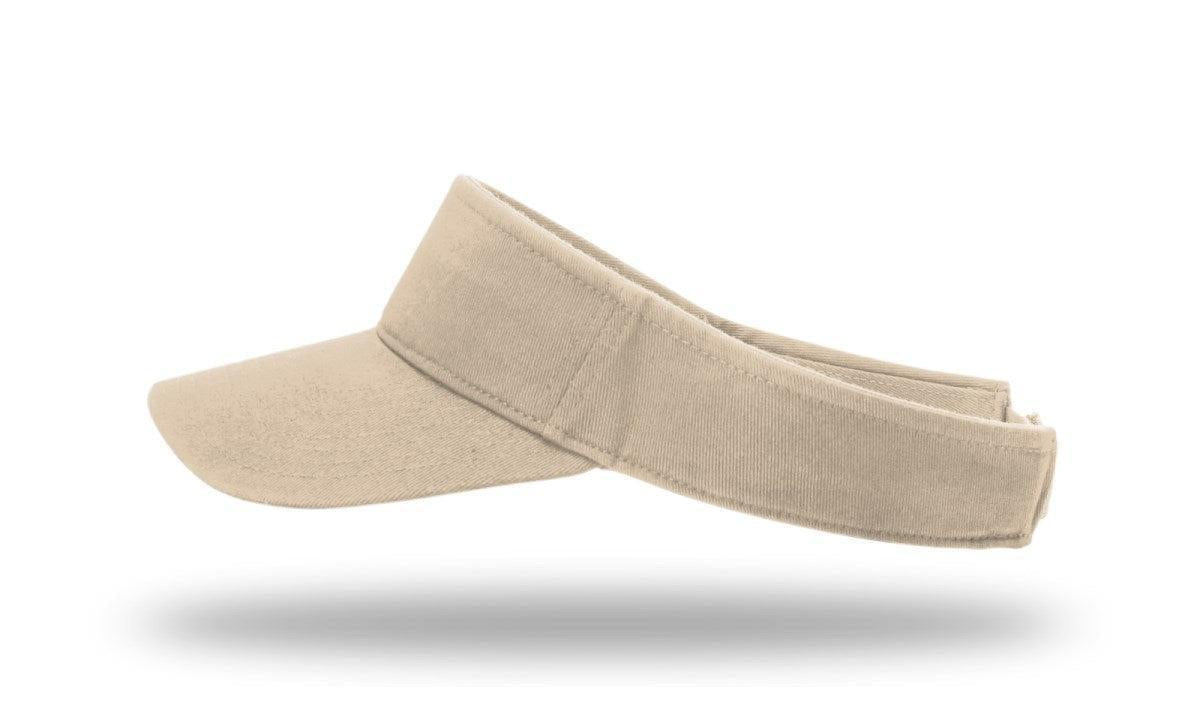 no-logo Richardson Garment Washed Visor-Richardson-Thread Logic