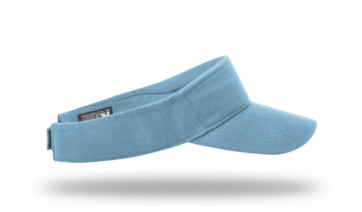 no-logo Richardson Garment Washed Visor-Richardson-Thread Logic