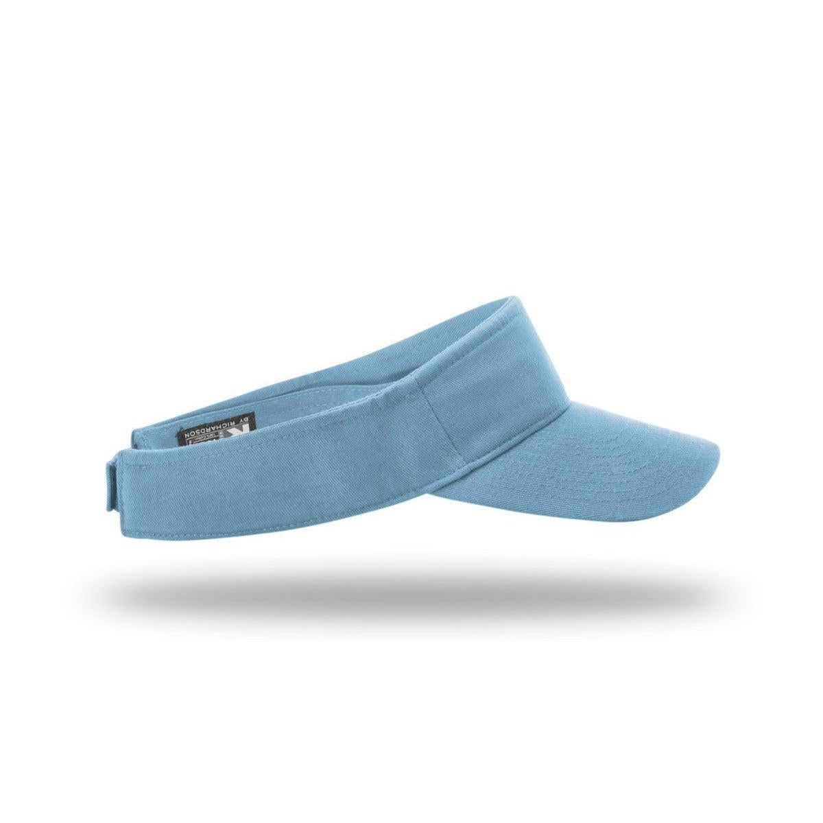 no-logo Richardson Garment Washed Visor-Richardson-Thread Logic