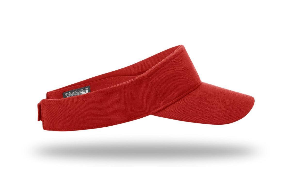 no-logo Richardson Garment Washed Visor-Richardson-Thread Logic