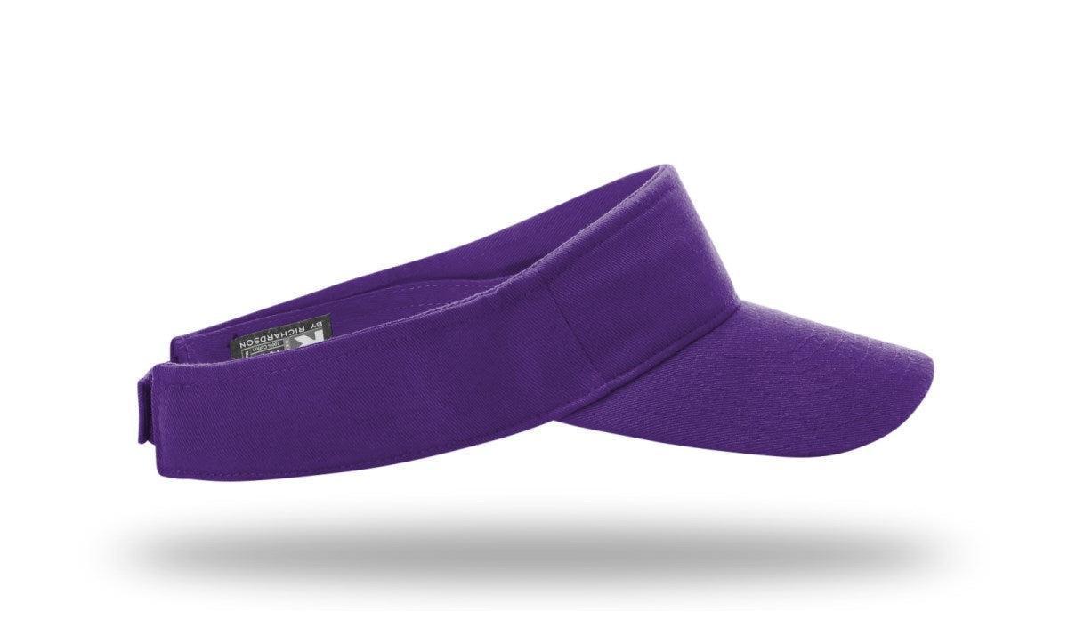 no-logo Richardson Garment Washed Visor-Richardson-Thread Logic