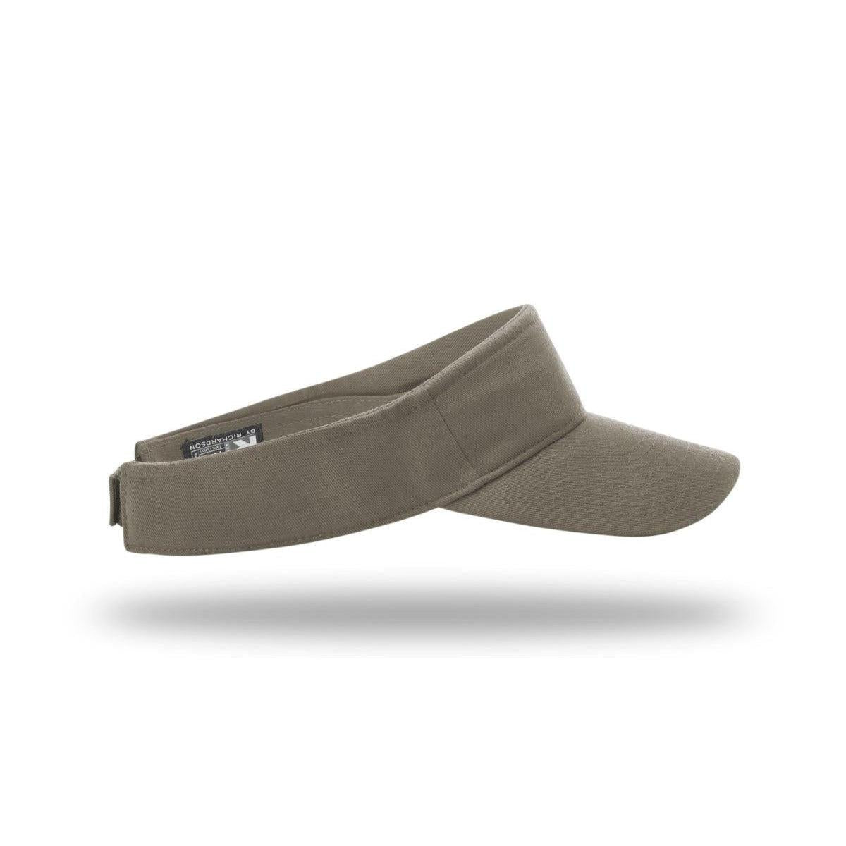 no-logo Richardson Garment Washed Visor-Richardson-Thread Logic