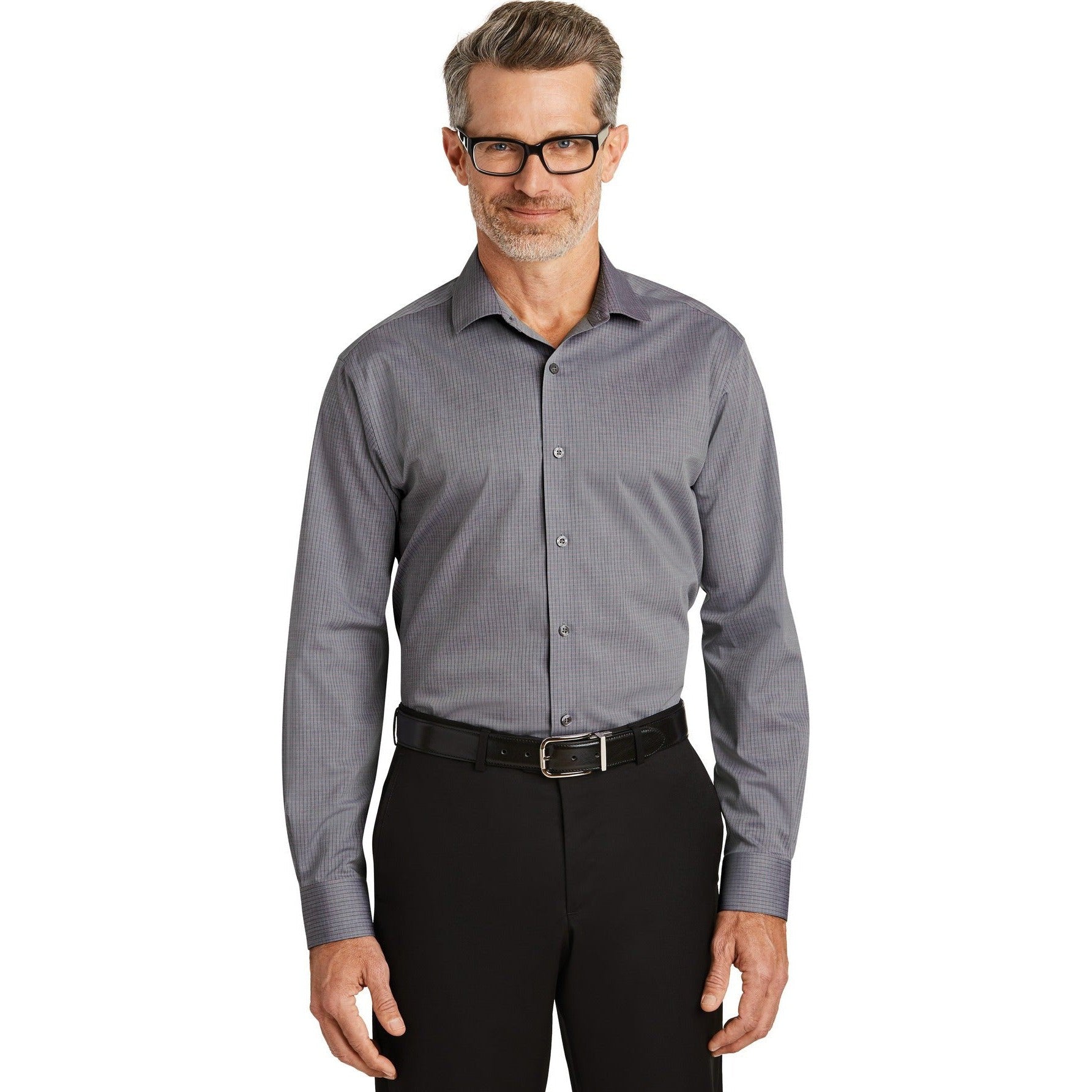 no-logo CLOSEOUT - Red House Graph Check Non-Iron Shirt-Red House-Navy-L-Thread Logic