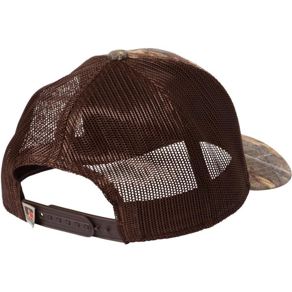 no-logo Russell Outdoors Camo Snapback Trucker Cap-Russell Outdoors-Thread Logic