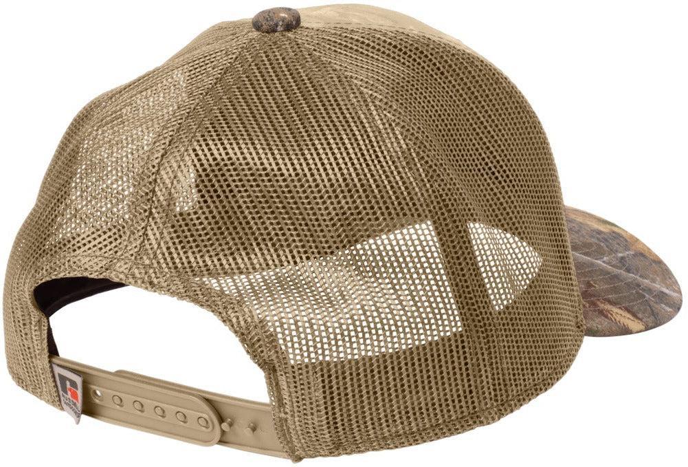 no-logo Russell Outdoors Camo Snapback Trucker Cap-Russell Outdoors-Thread Logic