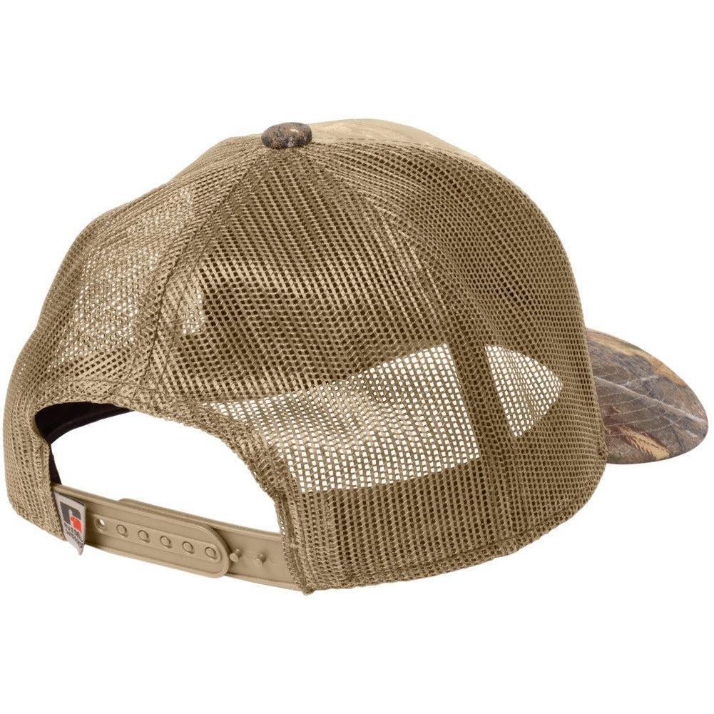 no-logo Russell Outdoors Camo Snapback Trucker Cap-Russell Outdoors-Thread Logic