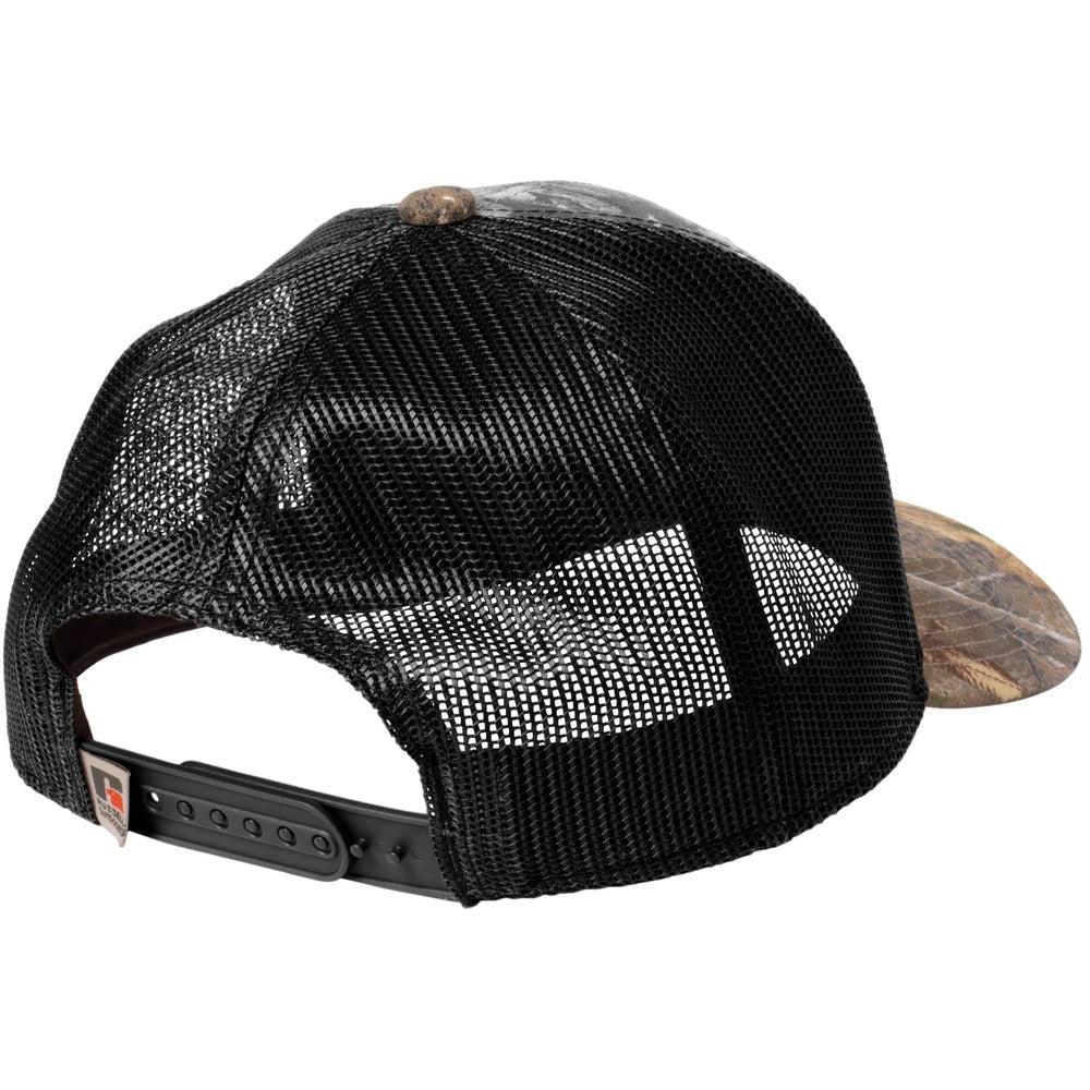 no-logo Russell Outdoors Camo Snapback Trucker Cap-Russell Outdoors-Thread Logic