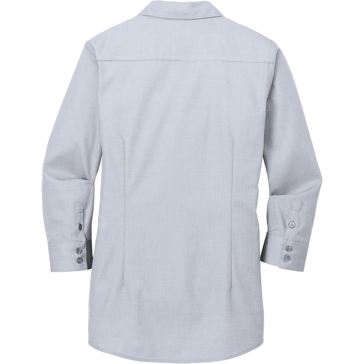no-logo Red House Ladies 3/4-Sleeve Nailhead Non-Iron Shirt-Active-Red House-Thread Logic