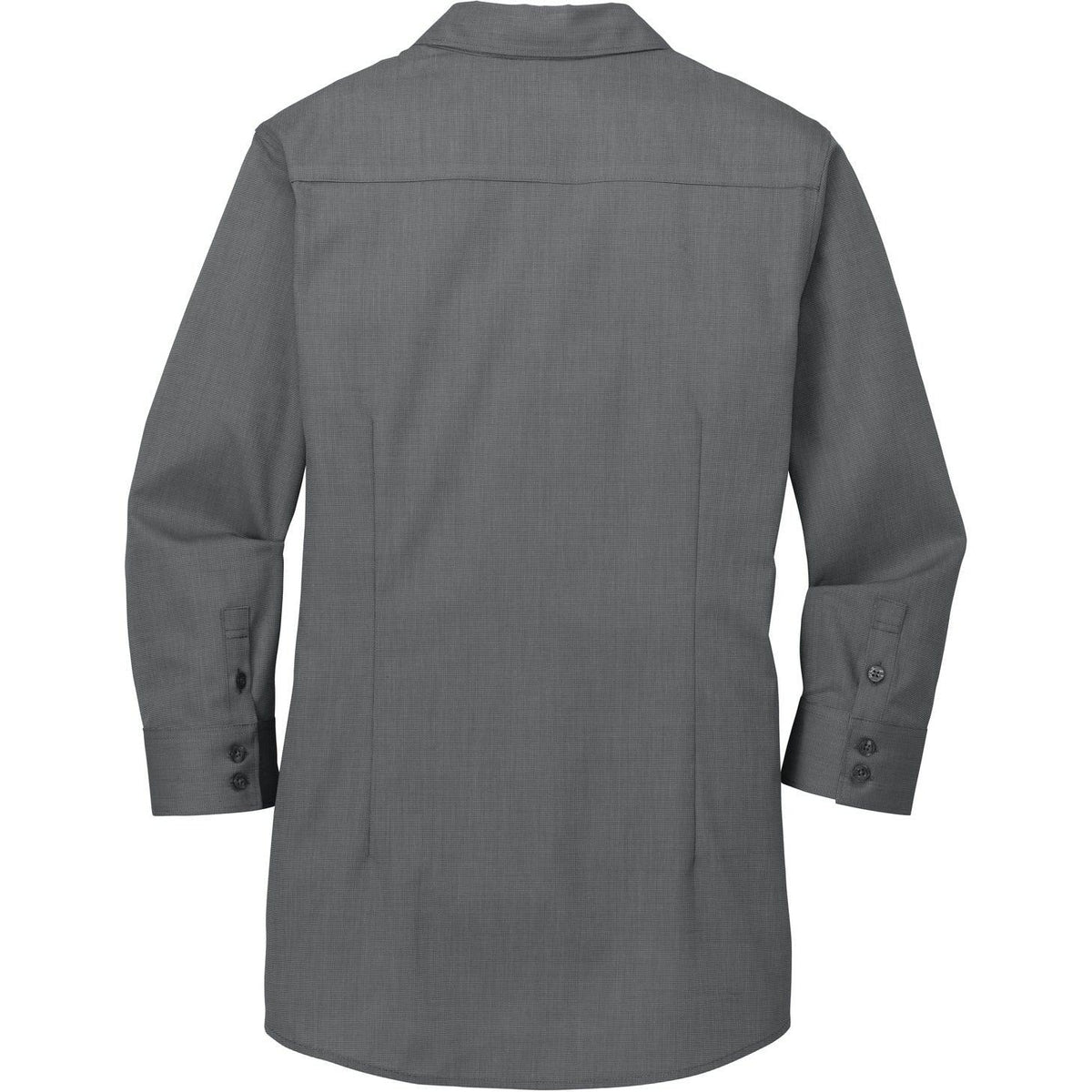 no-logo Red House Ladies 3/4-Sleeve Nailhead Non-Iron Shirt-Active-Red House-Thread Logic