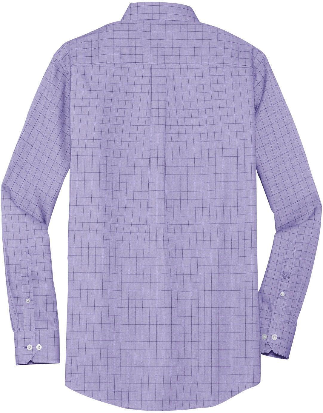 no-logo Red House Windowpane Plaid Non-Iron Shirt-Active-Red House-Thread Logic