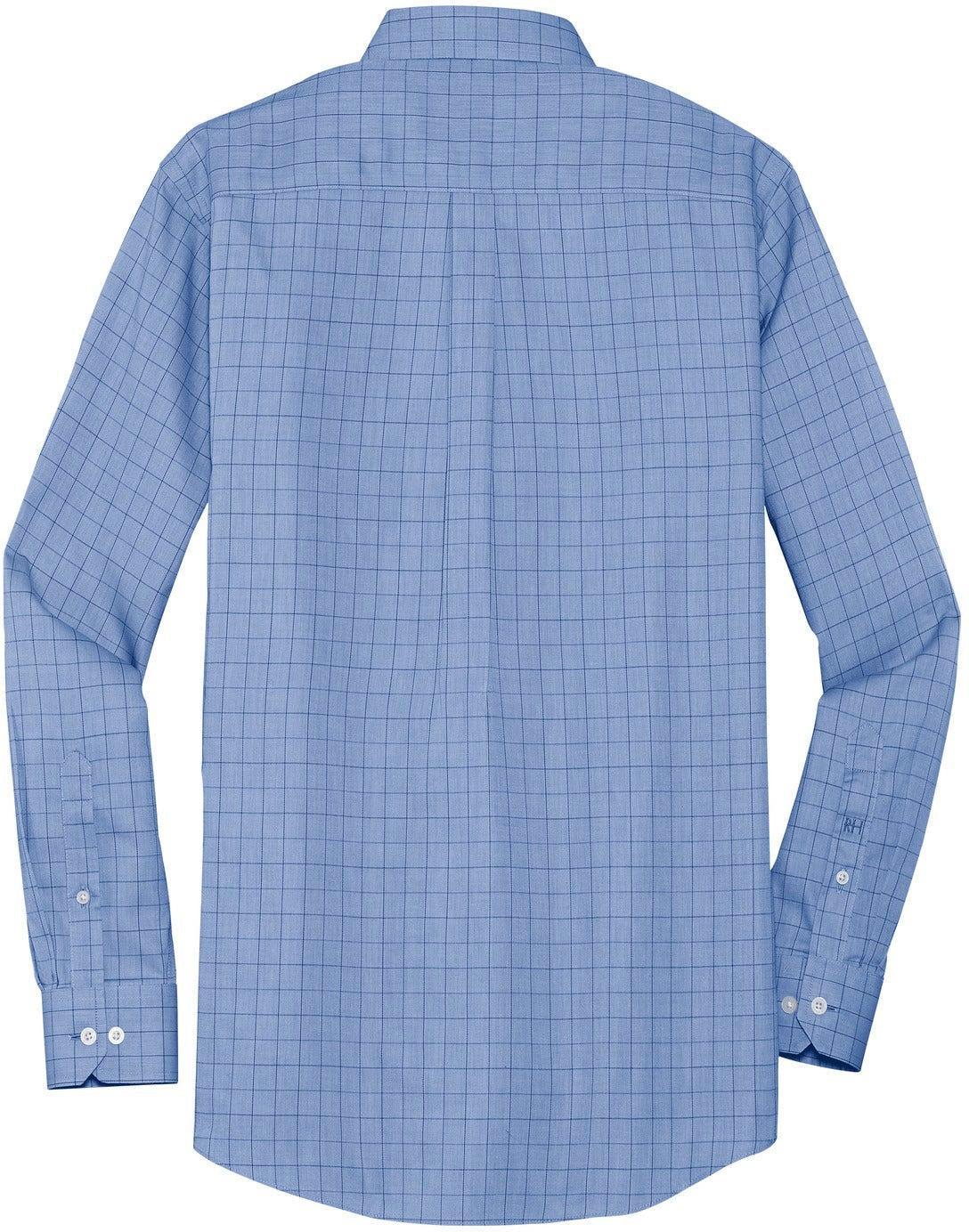 no-logo Red House Windowpane Plaid Non-Iron Shirt-Active-Red House-Thread Logic