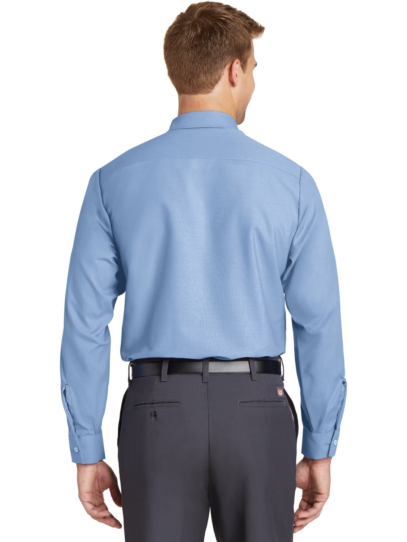 no-logo Red Kap Long Size, Long Sleeve Industrial Work Shirt-Regular-Red Kap-Thread Logic