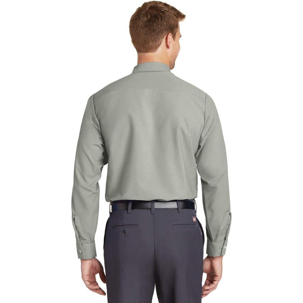 no-logo Red Kap Long Size, Long Sleeve Industrial Work Shirt-Regular-Red Kap-Thread Logic