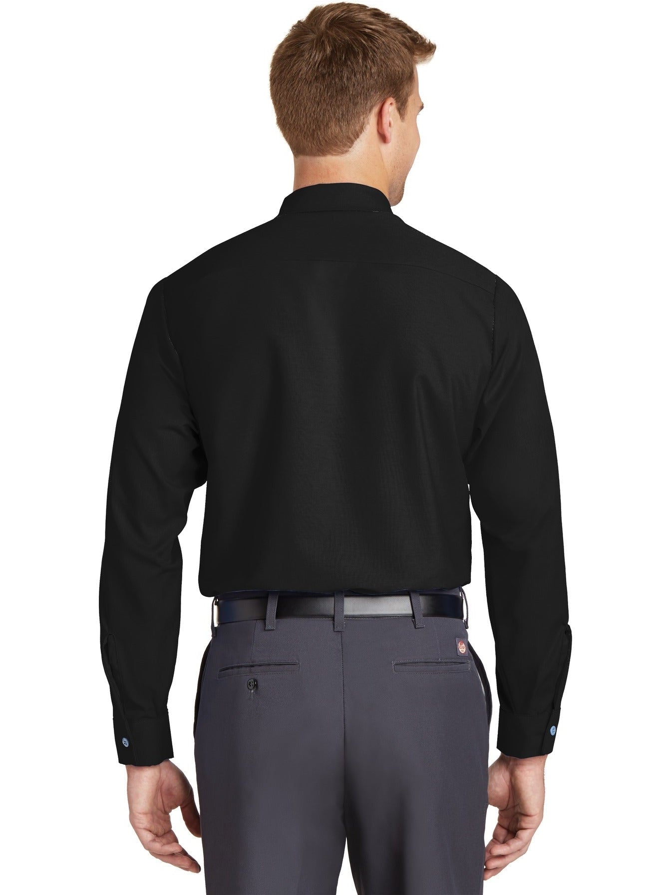 no-logo Red Kap Long Size, Long Sleeve Industrial Work Shirt-Regular-Red Kap-Thread Logic