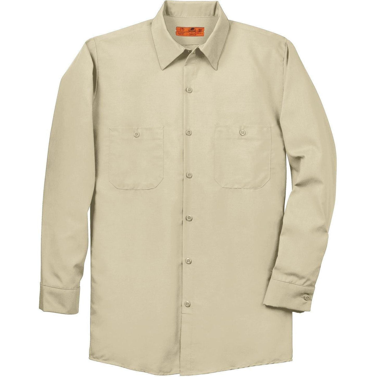 no-logo Red Kap Long Size, Long Sleeve Industrial Work Shirt