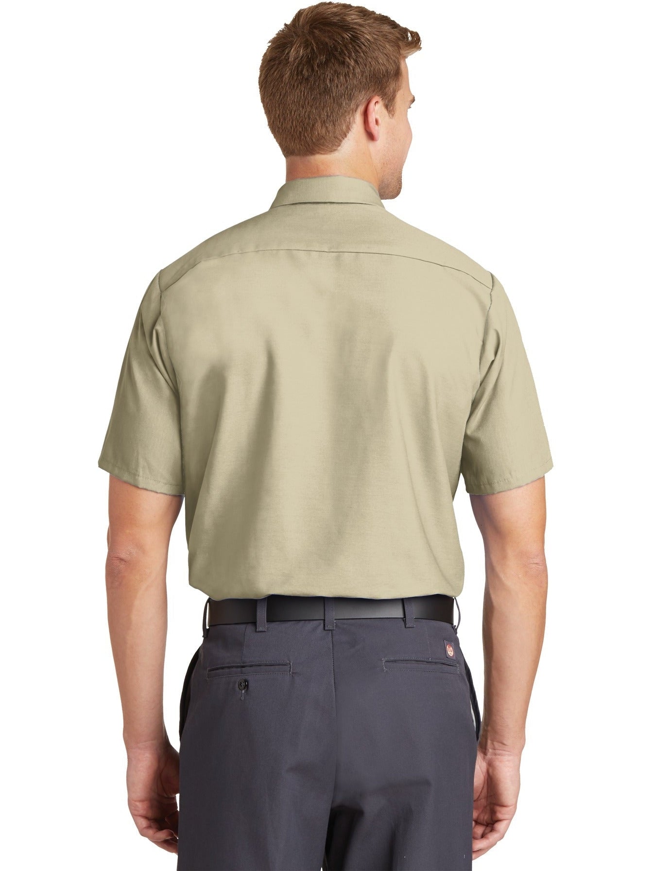 no-logo Red Kap Short Sleeve Industrial Work Shirt-Regular-Red Kap-Thread Logic