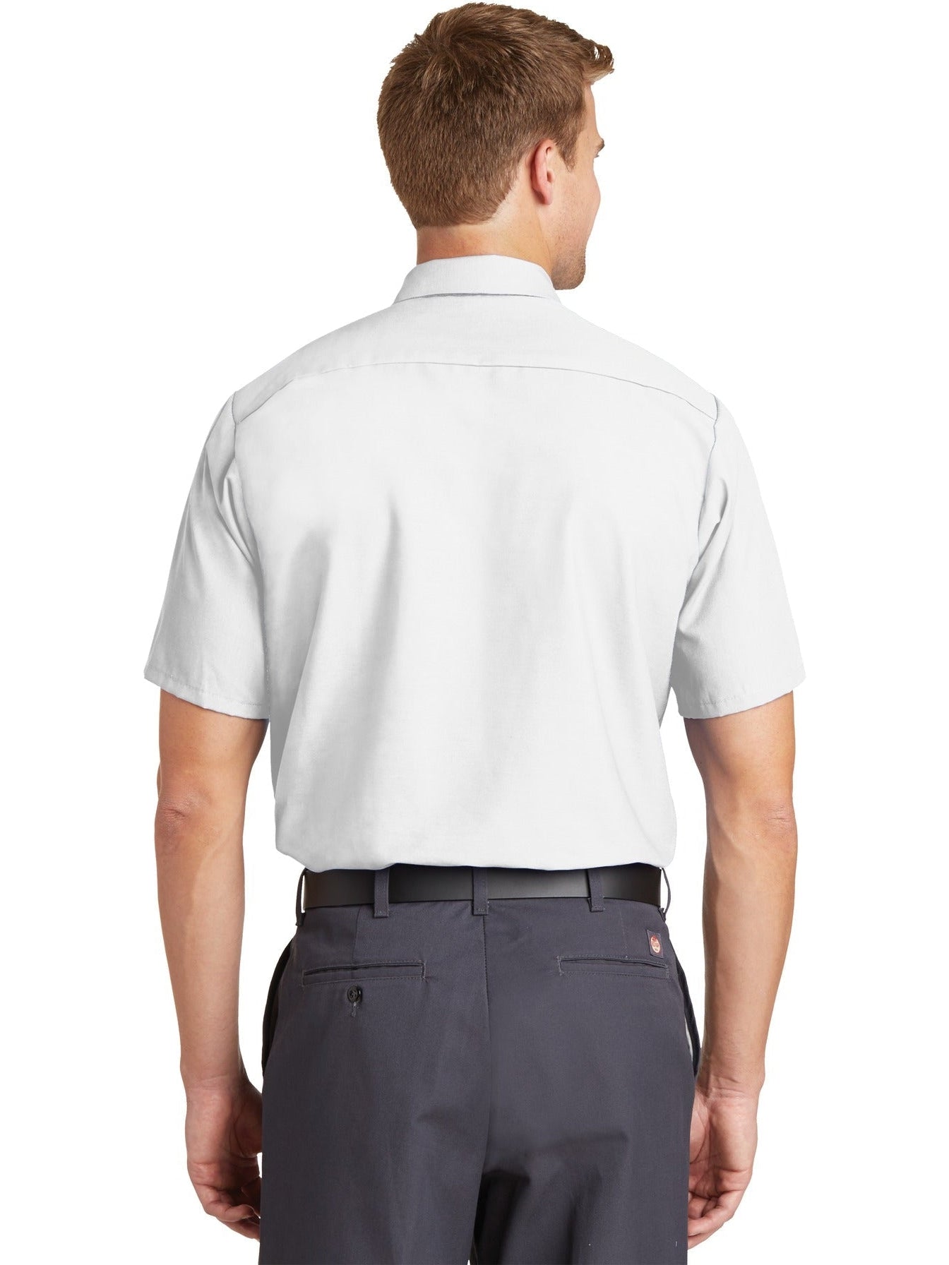 no-logo Red Kap Short Sleeve Industrial Work Shirt-Regular-Red Kap-Thread Logic
