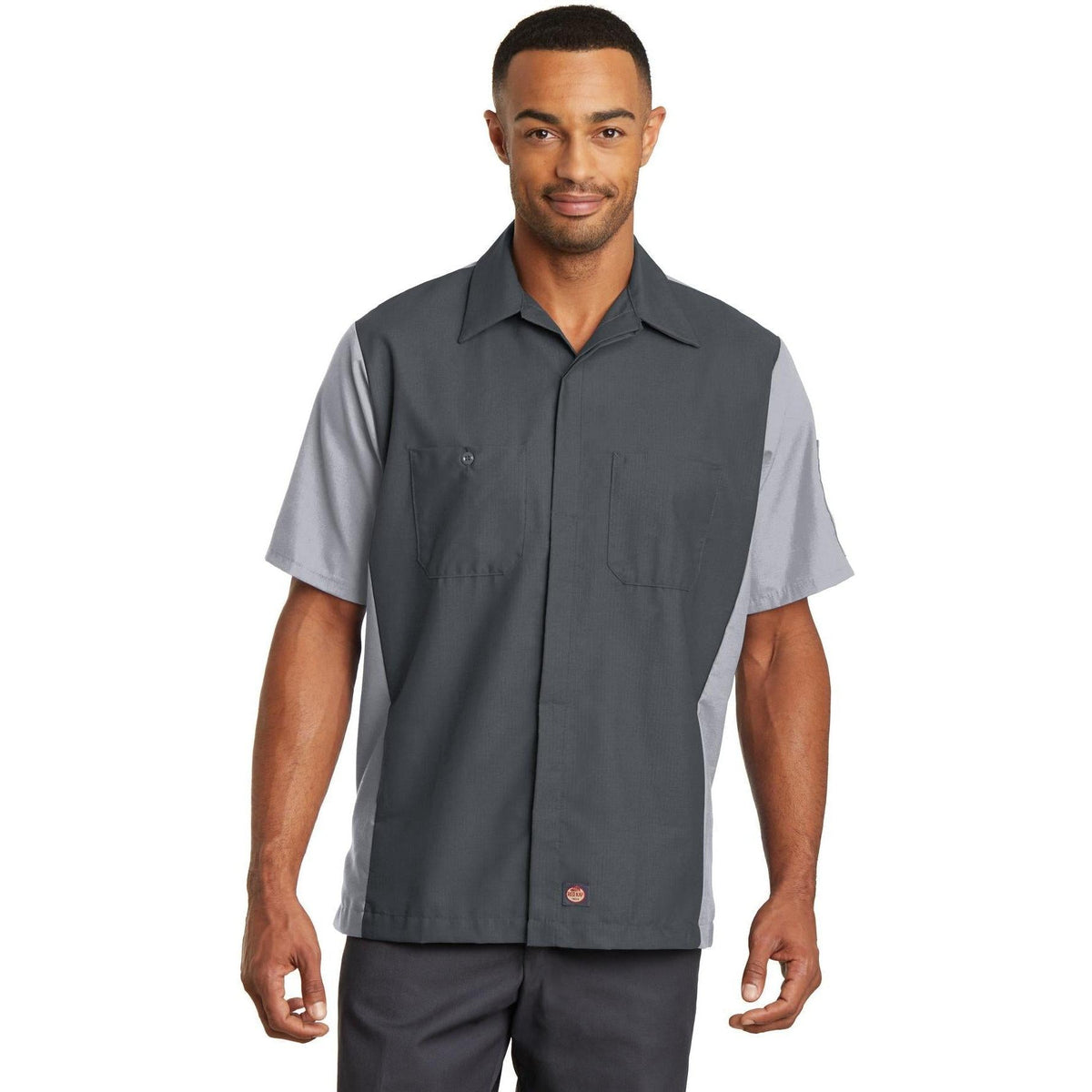 no-logo Red Kap Short Sleeve Ripstop Crew Shirt-Regular-Red Kap-Thread Logic