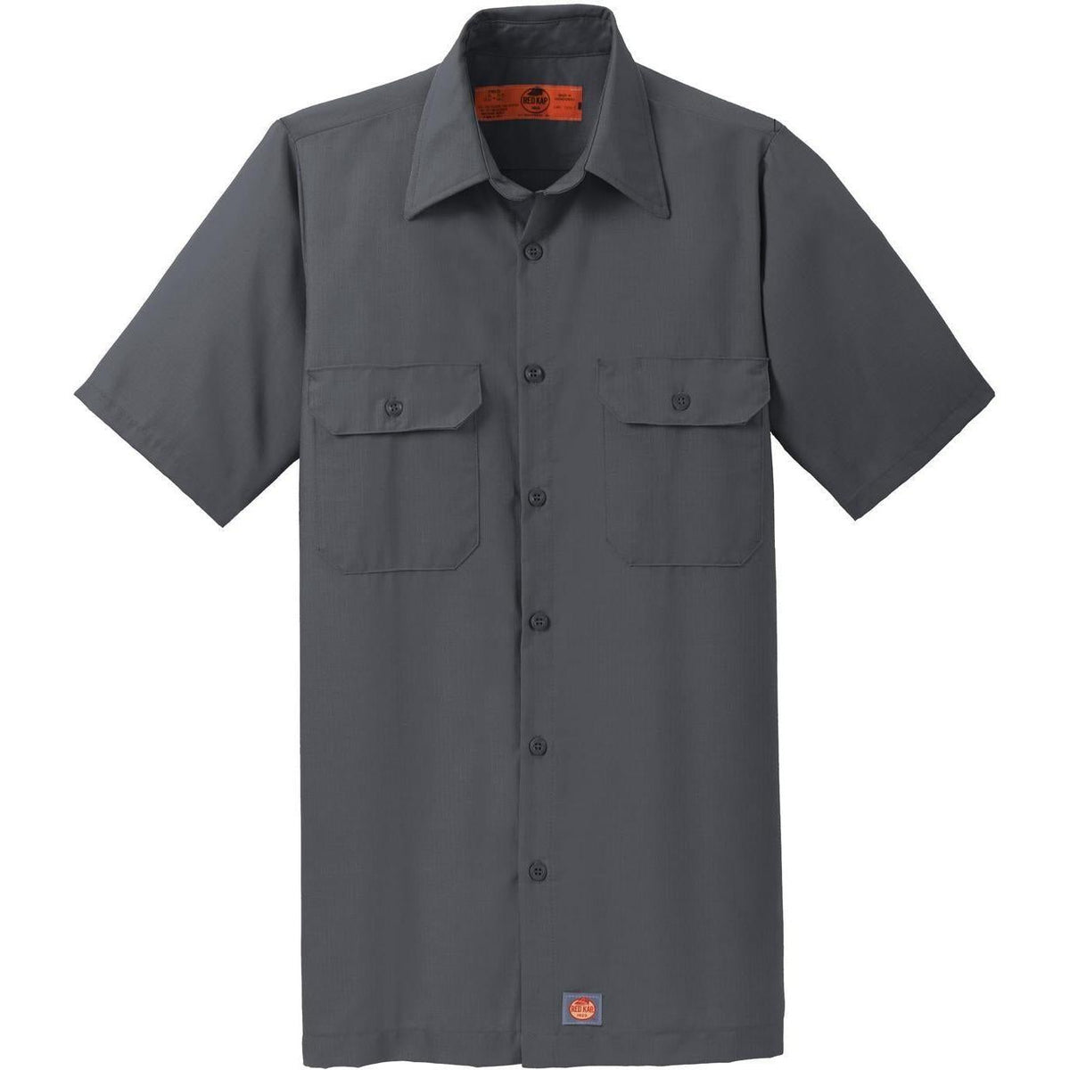 no-logo Red Kap Short Sleeve Solid Ripstop Shirt