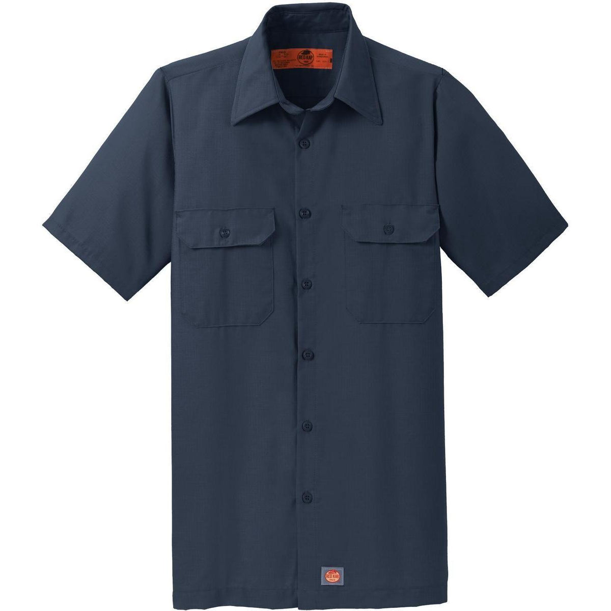 no-logo Red Kap Short Sleeve Solid Ripstop Shirt