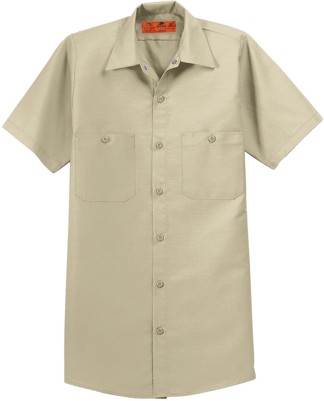 Red Kap Tall Short Sleeve Industrial Work Shirt