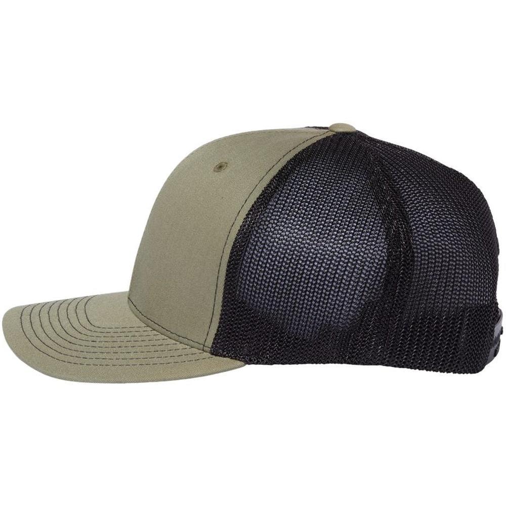 no-logo Richardson 112+ R-Flex Adjustable Trucker Cap-Headwear-Richardson-Thread Logic