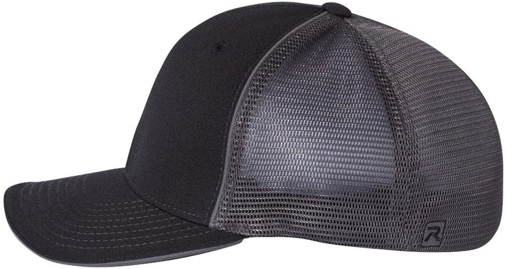 no-logo Richardson Fitted Pulse Sportmesh Cap with R-Flex-Caps-Richardson-Thread Logic