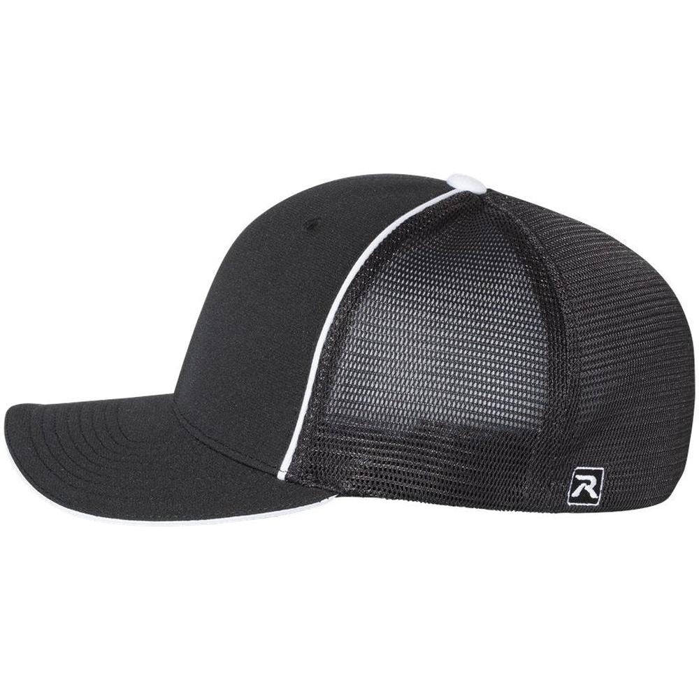 no-logo Richardson Fitted Pulse Sportmesh Cap with R-Flex-Headwear-Richardson-Thread Logic