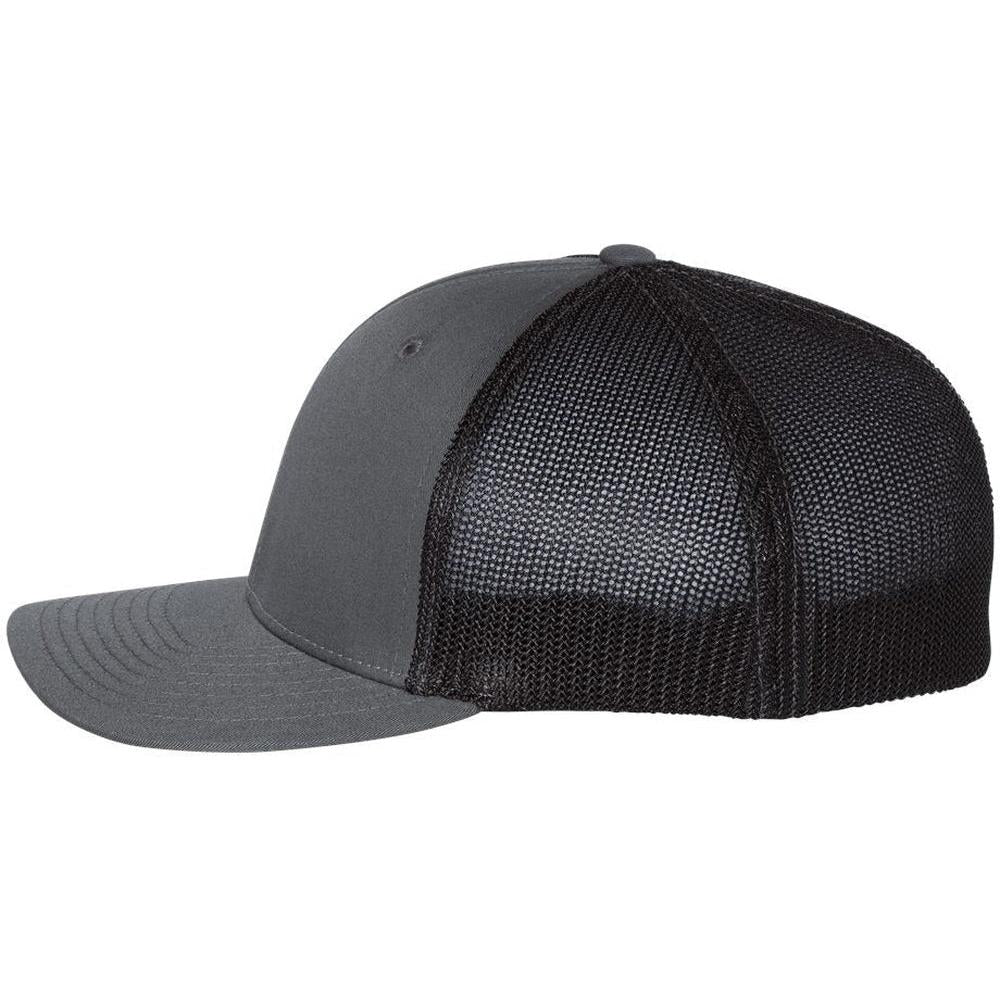 no-logo Richardson Fitted Trucker with RFlex-Headwear-Richardson-Thread Logic