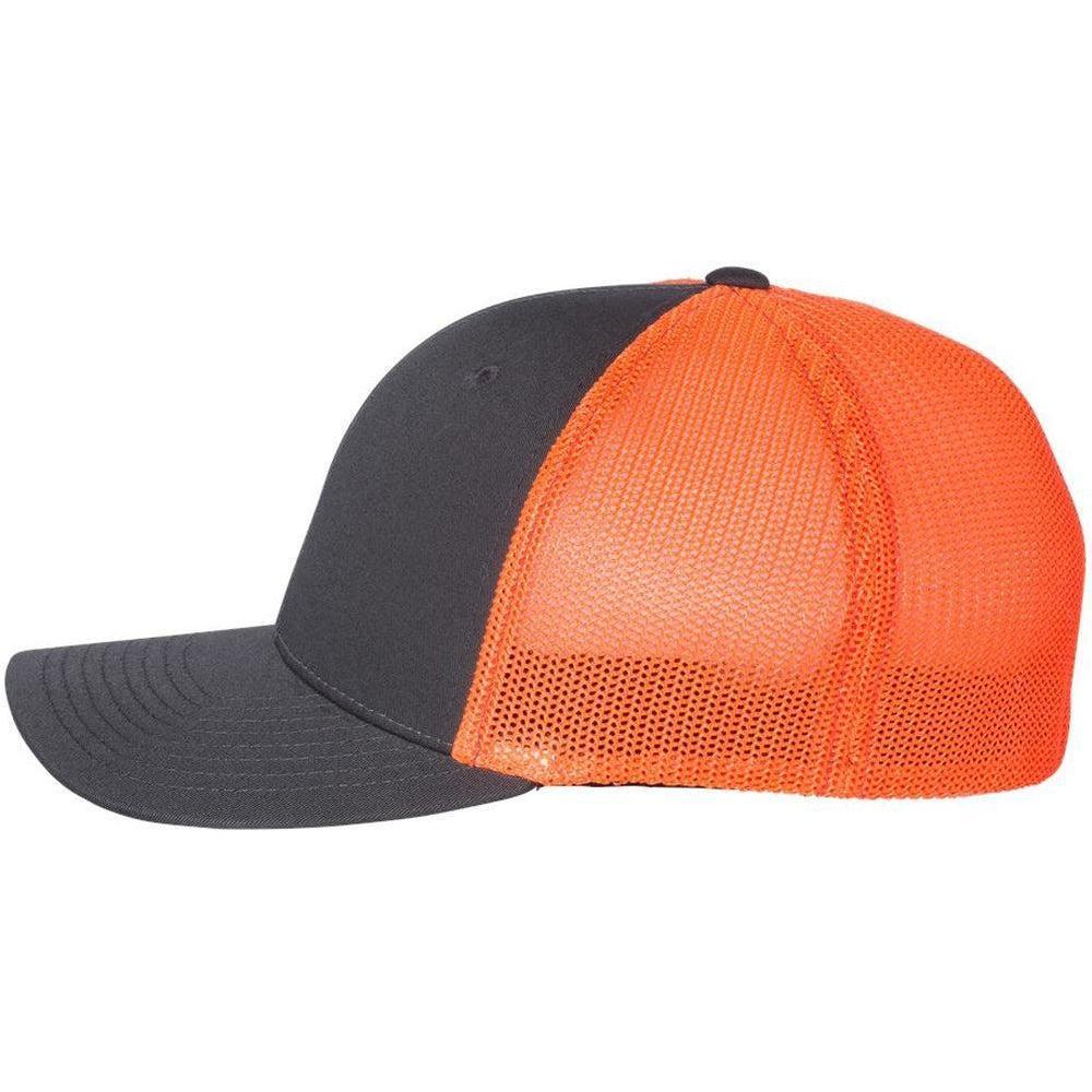 no-logo Richardson Fitted Trucker with RFlex-Headwear-Richardson-Thread Logic