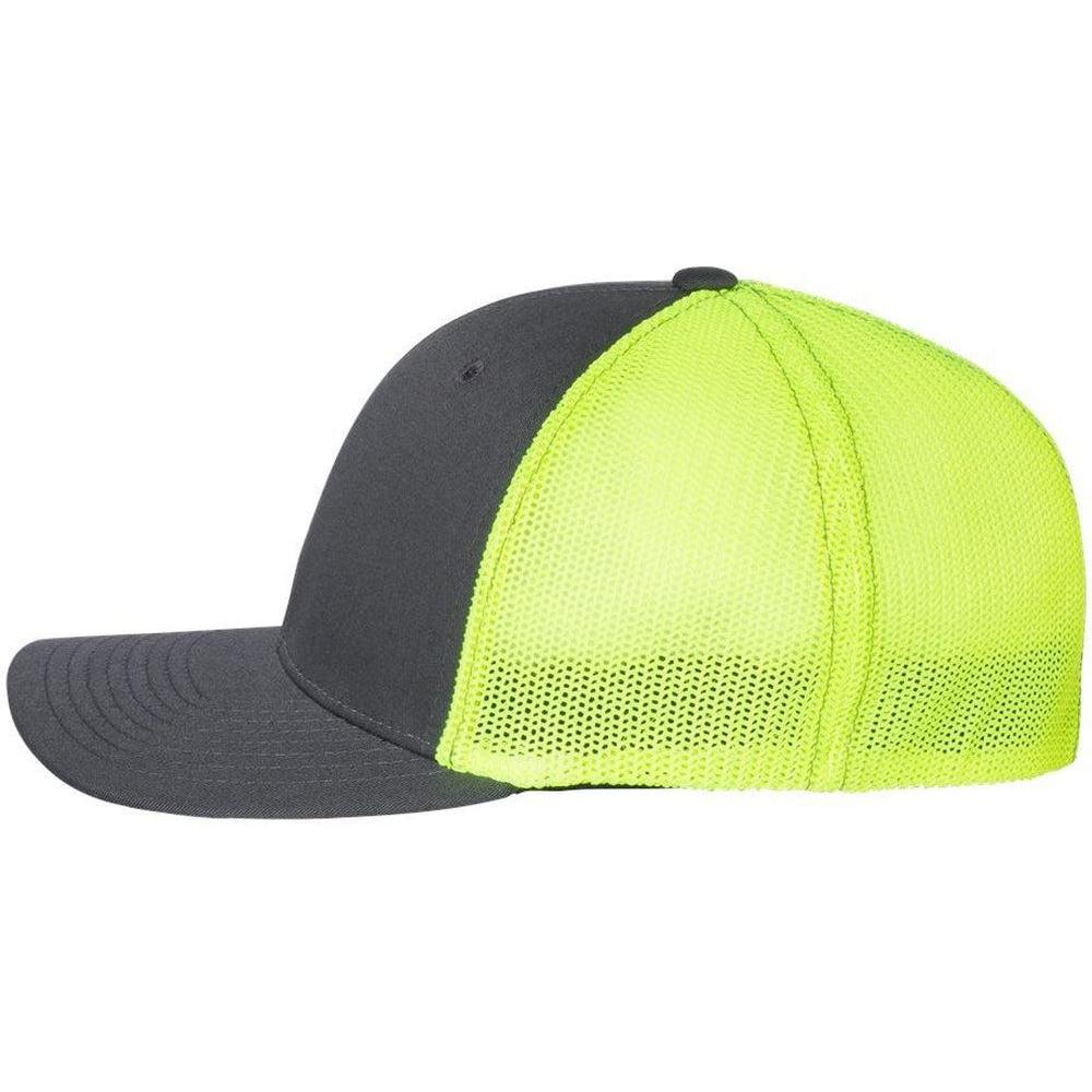 no-logo Richardson Fitted Trucker with RFlex-Headwear-Richardson-Thread Logic