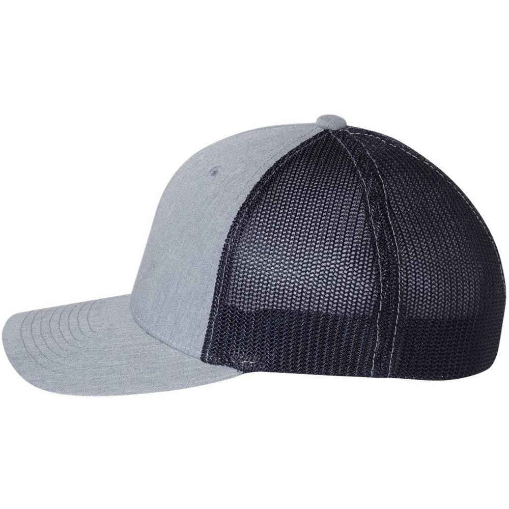 no-logo Richardson Fitted Trucker with RFlex-Headwear-Richardson-Thread Logic