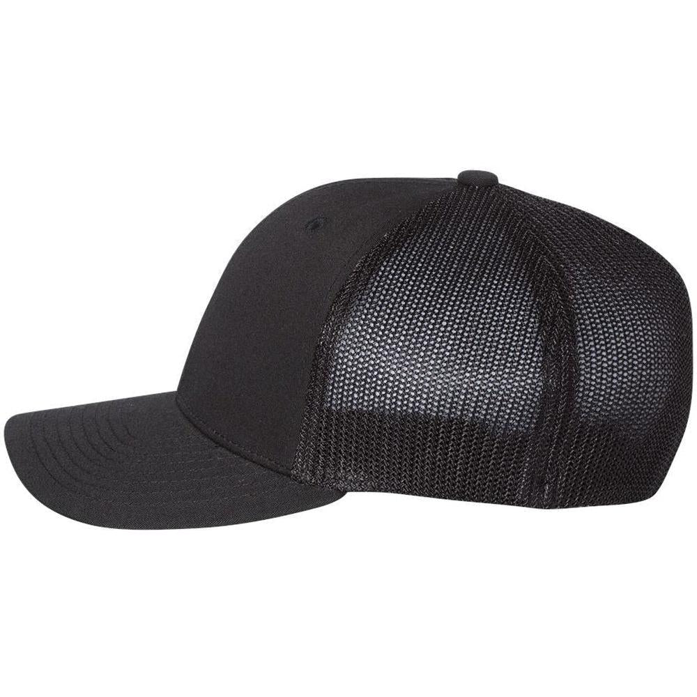 no-logo Richardson Fitted Trucker with RFlex-Headwear-Richardson-Thread Logic