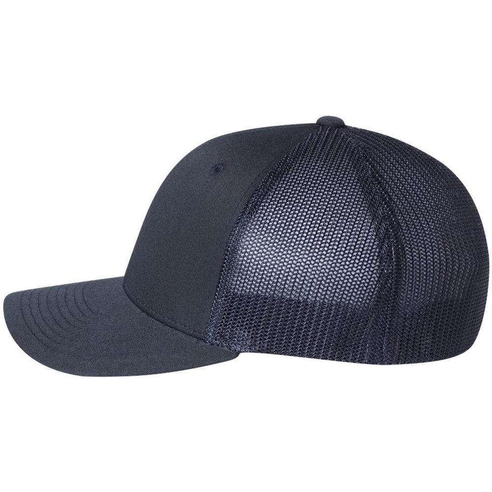no-logo Richardson Fitted Trucker with RFlex-Headwear-Richardson-Thread Logic