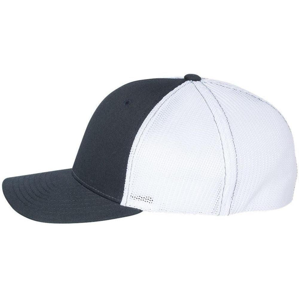 no-logo Richardson Fitted Trucker with RFlex-Headwear-Richardson-Thread Logic