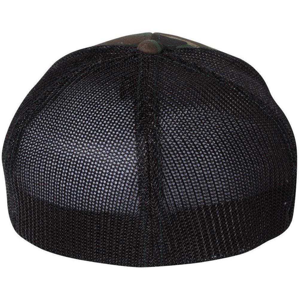 no-logo Richardson Fitted Trucker with RFlex-Headwear-Richardson-Thread Logic