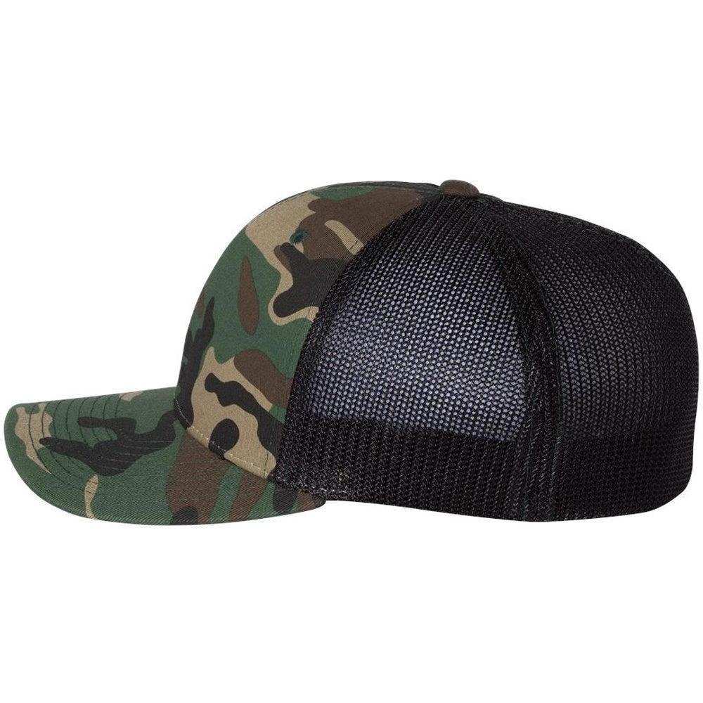 no-logo Richardson Fitted Trucker with RFlex-Headwear-Richardson-Thread Logic