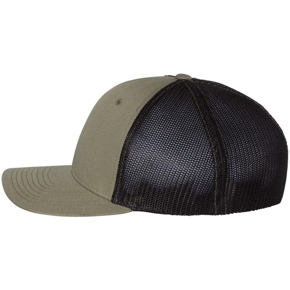 no-logo Richardson Fitted Trucker with RFlex-Headwear-Richardson-Thread Logic