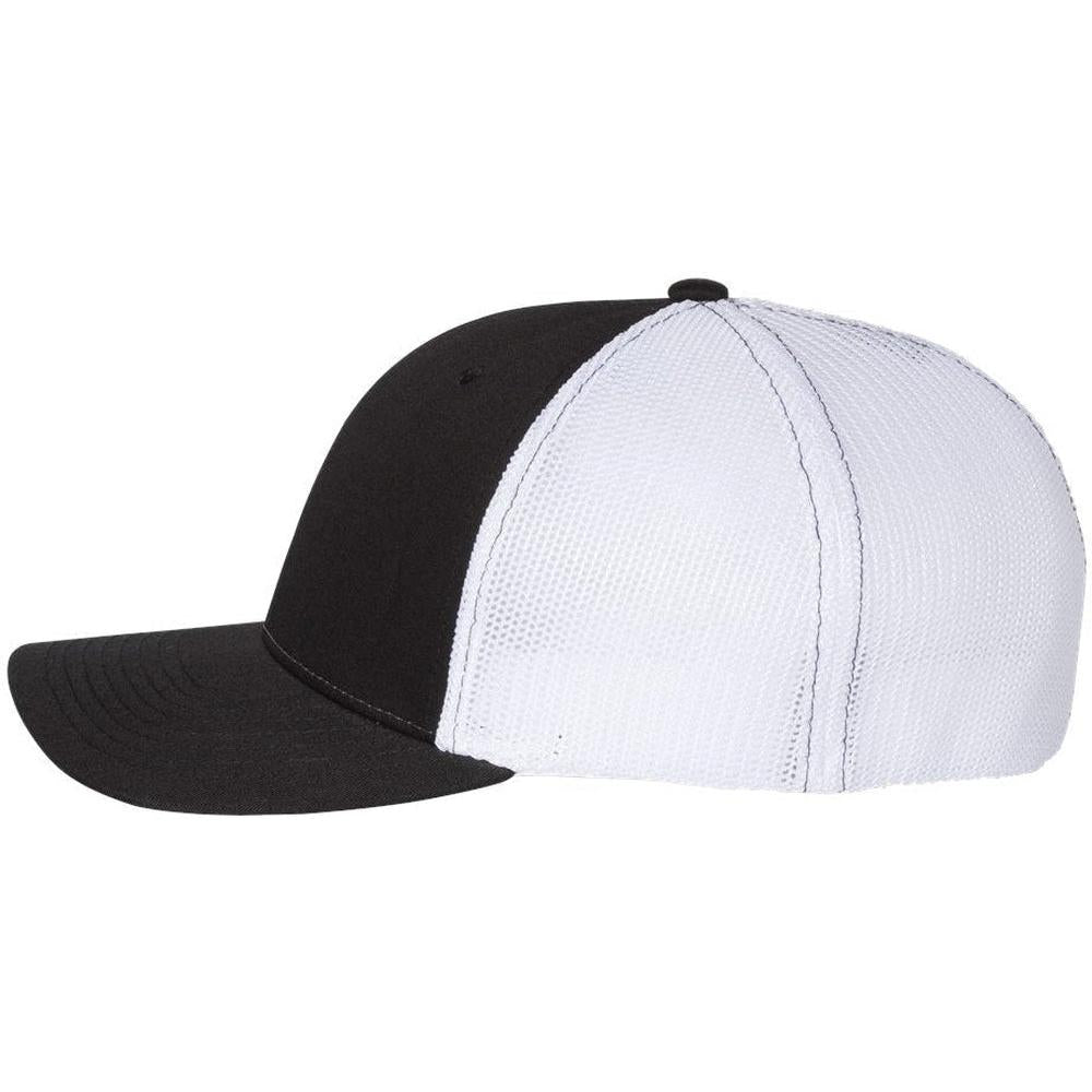 no-logo Richardson Fitted Trucker with RFlex-Headwear-Richardson-Thread Logic