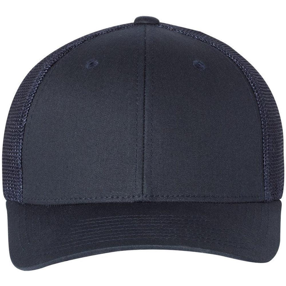 no-logo Richardson Fitted Trucker with RFlex-Headwear-Richardson-Navy-S/M-Thread Logic