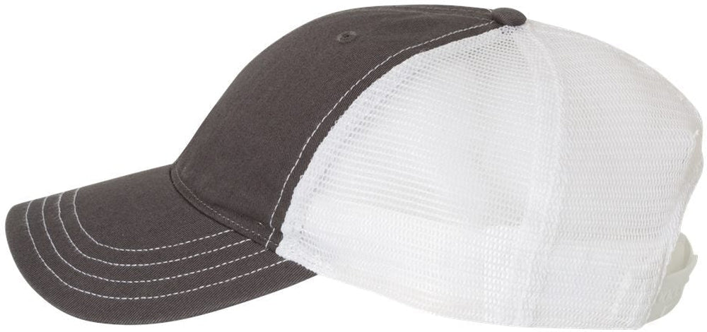 no-logo Richardson Garment Washed Trucker Cap-Caps-Richardson-Thread Logic