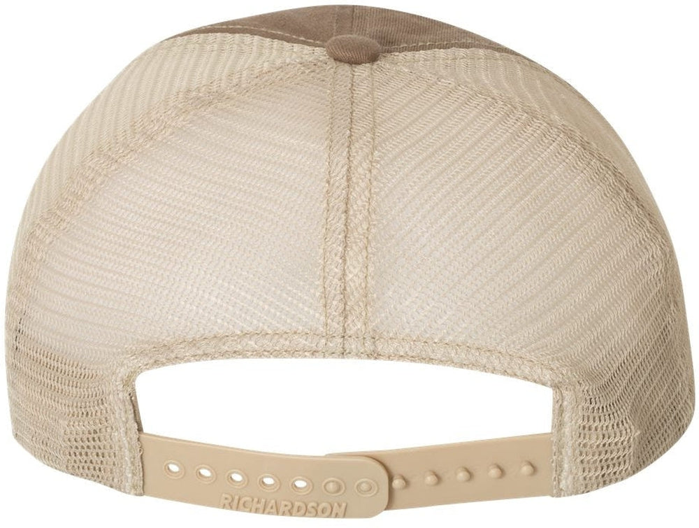 no-logo Richardson Garment Washed Trucker Cap-Caps-Richardson-Thread Logic